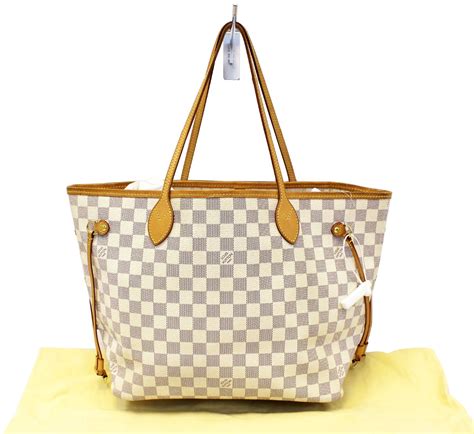 lv neverfull gm damier azur canvas bag|louis vuitton neverfull tote.